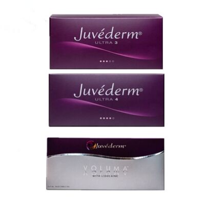 Asam hyaluronik pengisi kulit juvederm ultra3 ultra4 volume Injeksi
