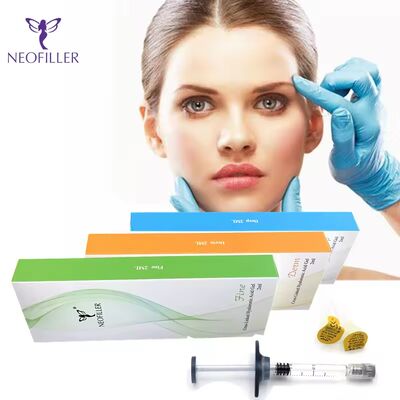 Asam Hyaluronic yang Terkait Saling Pengisi Kulit Peremajaan Wajah Gel Injeksi Regenerasi Kulit Alami Peningkatan