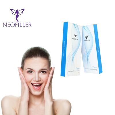 Asam Hyaluronic Transparan Pengisi Kulit Injeksi Hipodermal 9-12 Bulan Umur Panjang Hidrasi Kulit Pengurangan Kerutan Gel Injeksi