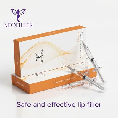Biocompatible Hyaluronic Acid Dermal Filler dalam 1ml Sering Volume dengan Validitas 24 Bulan untuk Peremajaan Wajah