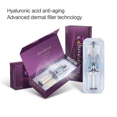 AS Asal Juvederm Dermal Filler Gel Formulasi Dengan Pilihan Pengiriman DHL UPS FEDEX Untuk Distribusi yang lancar