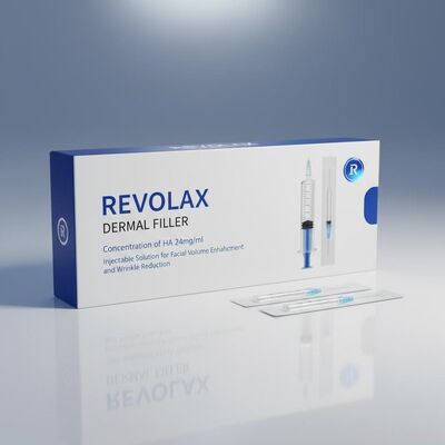 Konsentrasi Ha 24mgml Revolax Dermal Filler Solusi Injeksi Untuk Peningkatan Volume Wajah Dan Pengurangan Kerutan