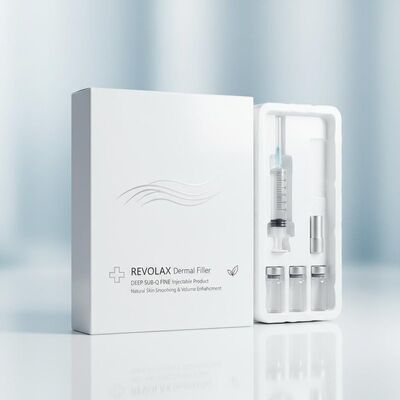 Anti-penuaan Revolax Dermal Filler Deep Sub-q Produk suntikan halus OEM untuk pelinciran kulit alami dan peningkatan volume