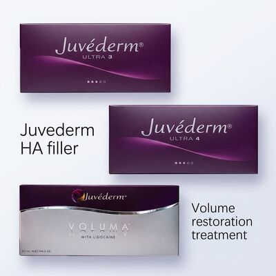 Formulasi gel Juvederm Dermal Filler 2 kali kedalaman injeksi hipodermik volume 1ml cocok untuk aplikasi kosmetik medis