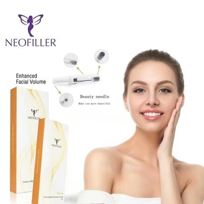 Neofiller Pengisi Kulit Asam Hyaluronik 2 Tahun Umur Simpan Gel Suntik Yang Mudah Dioperasikan Peningkatan Kontur Wajah