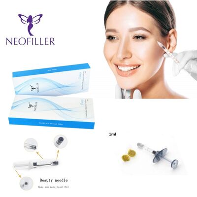 Hyaluronic Acid Dermal Filler Injectable Gel Meningkatkan Elastisitas Kulit Rumus Pengurangan Garis Ringan