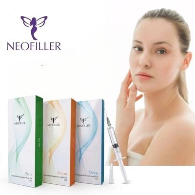 Neofiller Cross-linked Hyaluronic Acid Dermal Filler Injectable Gel Chin Lip Fillers Penambahan Volume Wajah