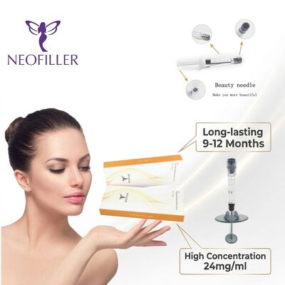 Neofiller Cross-linked Hyaluronic Acid Dermal Filler Injectable Gel Chin Lip Fillers Penambahan Volume Wajah