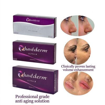 Bedah Plastik Juvederm Dermal Filler Konsentrasi 20mgMl Umur panjang 9-12 bulan Cocok untuk meningkatkan kontur wajah dan peremajaan kulit