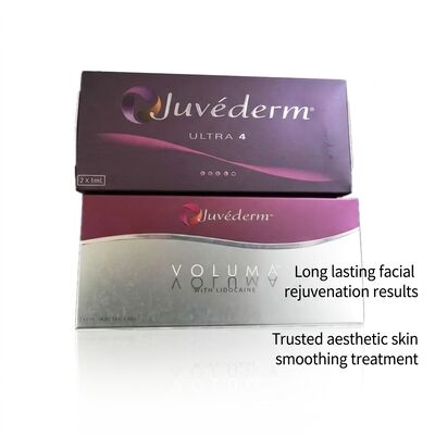 Gel Juvederm Dermal Filler 1ml Jarum Suntik Tempat Injeksi Wajah Ideal untuk Prosedur Peremajaan Wajah dan Pemulihan Volume