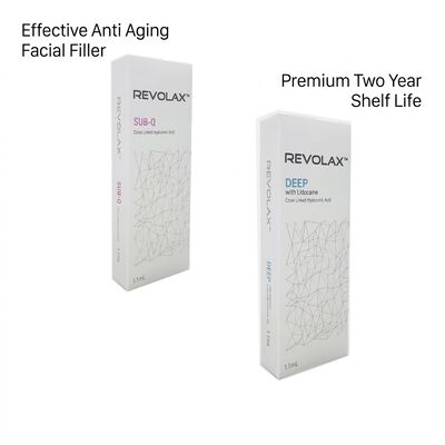Hyaluronic Acid Revolax Dermal Filler larutan suntikan aman untuk pengukuran wajah, pengurangan keriput dan hidrasi kulit
