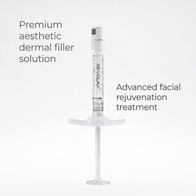 Hyaluronic Acid Revolax Dermal Filler larutan suntikan aman untuk pengukuran wajah, pengurangan keriput dan hidrasi kulit
