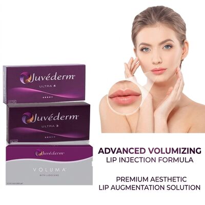Volume Jarum Suntik 2 1Ml Per Kotak Juvederm Pengisi Voluma Pengisi Dermal Suntik Kontur Wajah Aman untuk Peningkatan Volume