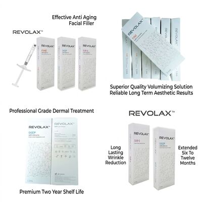 24mgml Revolax Dermal Filler InjectionDeepness Mid To Deep Dermis Concentration 20 Mgml Solution Untuk Peningkatan Volume Wajah