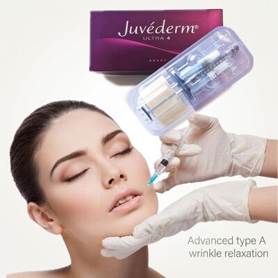 Clinics Juvederm Ultra Plus Filler 1ml Perawatan Suntikan Pengisi Dermal Volume Jarum Suntik untuk Kerutan Wajah dan Pemulihan Volume