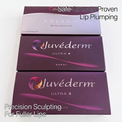 Volume Jarum Suntik 2 1Ml Per Kotak Juvederm Pengisi Voluma Pengisi Dermal Suntik Kontur Wajah Aman untuk Peningkatan Volume