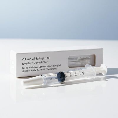 Volume Siring 1ml Juvederm Dermal Filler Gel Formulasi Konsentrasi 20mg Ml Ideal Untuk Perawatan Estetika Wajah