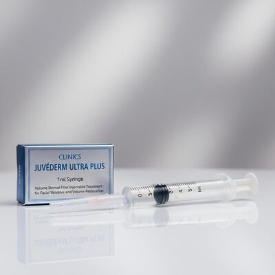 Clinics Juvederm Ultra Plus Filler 1ml Perawatan Suntikan Pengisi Dermal Volume Jarum Suntik untuk Kerutan Wajah dan Pemulihan Volume