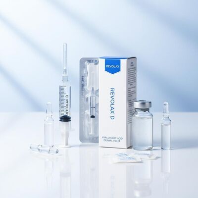 Hyaluronic Acid Revolax Dermal Filler larutan suntikan aman untuk pengukuran wajah, pengurangan keriput dan hidrasi kulit