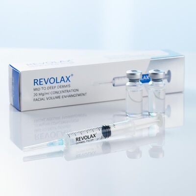 24mgml Revolax Dermal Filler InjectionDeepness Mid To Deep Dermis Concentration 20 Mgml Solution Untuk Peningkatan Volume Wajah