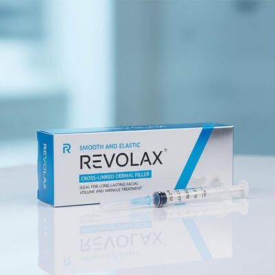 Filler Dermal Revolax yang halus dan elastis Filler Dermal yang terikat secara silang Ideal untuk volume wajah dan perawatan keriput yang tahan lama