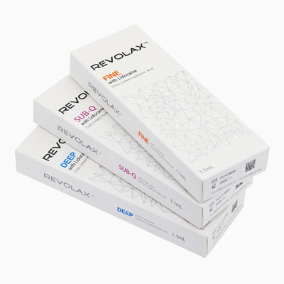 Suntikan Filler Dermal Revolax Deep Sub-Q untuk Restorasi Volume Wajah dan Pengurangan Kerutan dengan kedalaman Suntikan Mid To Deep Dermis