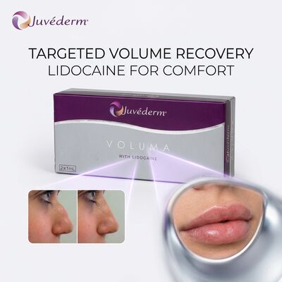 Juvederm Pengisi Penuh Wajah Asam Hialuronat Pengisi Dermal untuk Restorasi Volume Wajah Total Anti-Penuaan