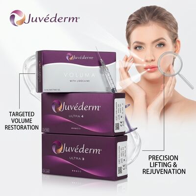 Pengisi Dagu Juvederm Ultra 4 Asam Hialuronat Pengisi Dermal untuk Kontur Rahang 24mg/ml