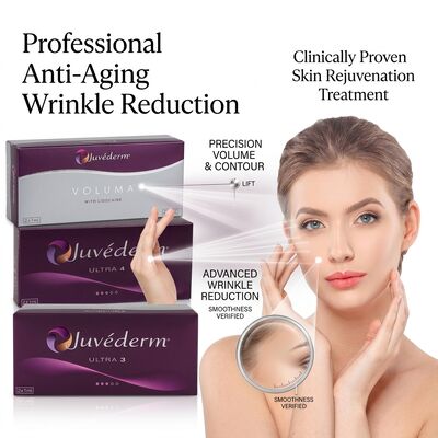Juvederm Ultra 3 Lip Filler Hyaluronic Acid Dermal Filler Injeksi 24mg/ml untuk Definisi Volume Bibir