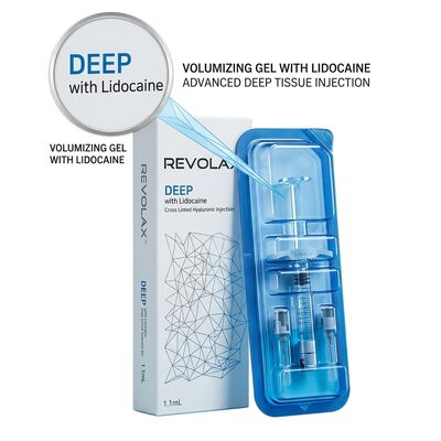 Revolax Deep Marionette Line Filler Monophasic Hyaluronic Acid Dermal Filler 1.1ml untuk koreksi sudut mulut