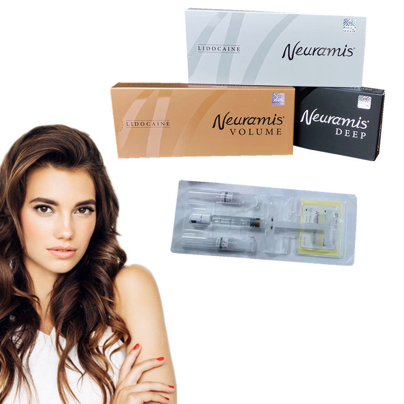 Penghapus Kerutan Asam Hyaluronic Untuk Garis Leher Pengisi Volume Neuramis Dalam Untuk Bibir