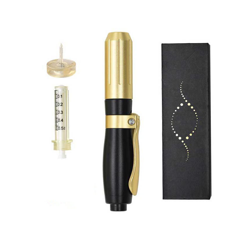 OEM Lips Augment Hyaluron Filler Pen 0.3ml 0.5ml Perawatan Ampul Kepala Hyaluron Pen