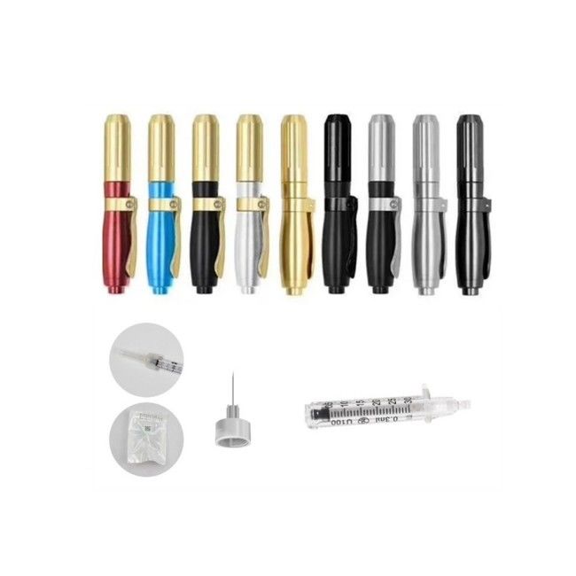 3 Level Pena Pengisi Hyaluron 0.3ml 0.5ml Pengisi Bibir Asam Hyaluronic Tanpa Jarum