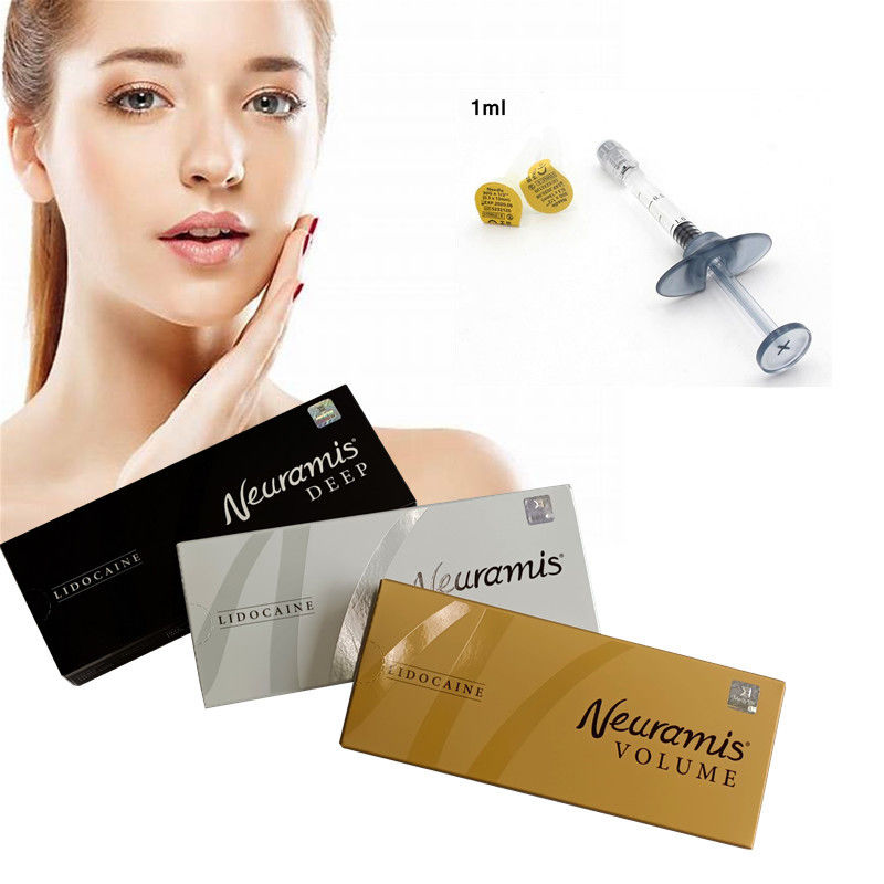 Pengisi Dermal Asam Hyaluronic Cross Linked Pengurangan Kerut Sedang 24-48 Jam Waktu Pemulihan