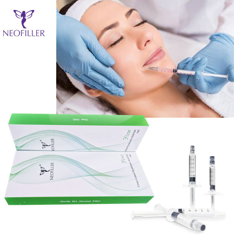 Pengisi Dermal Neofiller Teknologi HA Cross Linked Untuk Wajah Tangan Hidung Dan Payudara