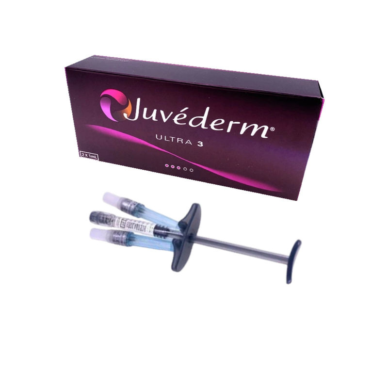 Hyaluronate Gel Injeksi Juvederm Dermal Filler Ultra 3 Ultra 4 Volume Untuk Wajah