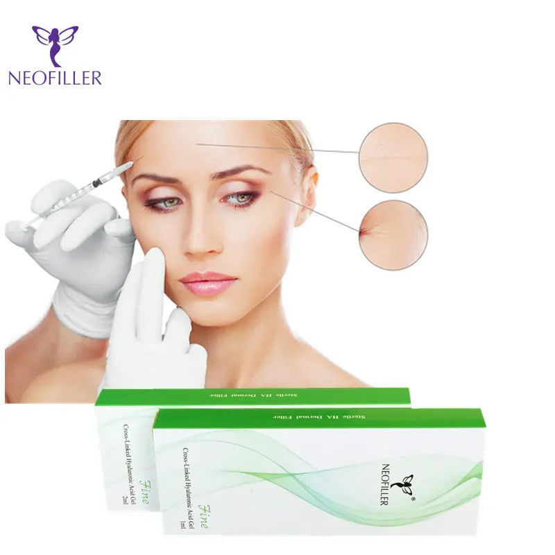 24mg/ml Hyaluronic Acid Filler Untuk kedalaman injeksi Hipodermal Untuk sangat terkonsentrasi