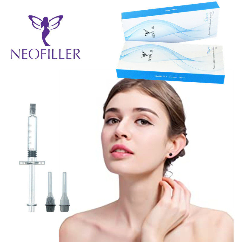 Efektif 24mg/ml Hyaluronic Acid Dermal Filler 9-12 Bulan Umur Panjang Penyimpanan pada suhu kamar