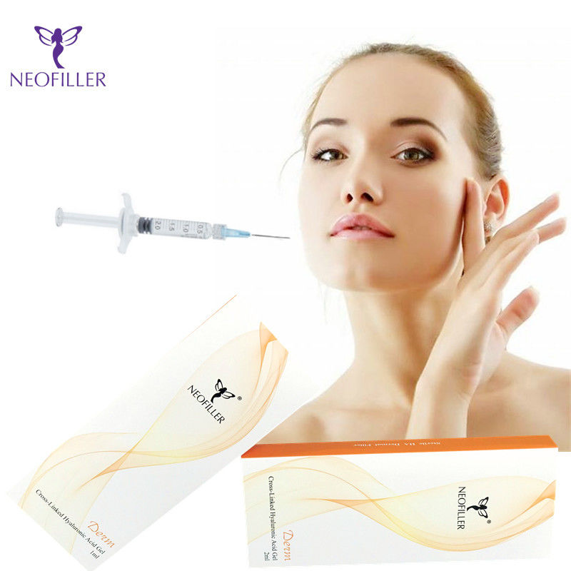 Kulit Ringan Muda Asam Hyaluronik Filler Kulit Injeksi Wajah Gel Injeksi Pengurangan Kerutan Pengobatan