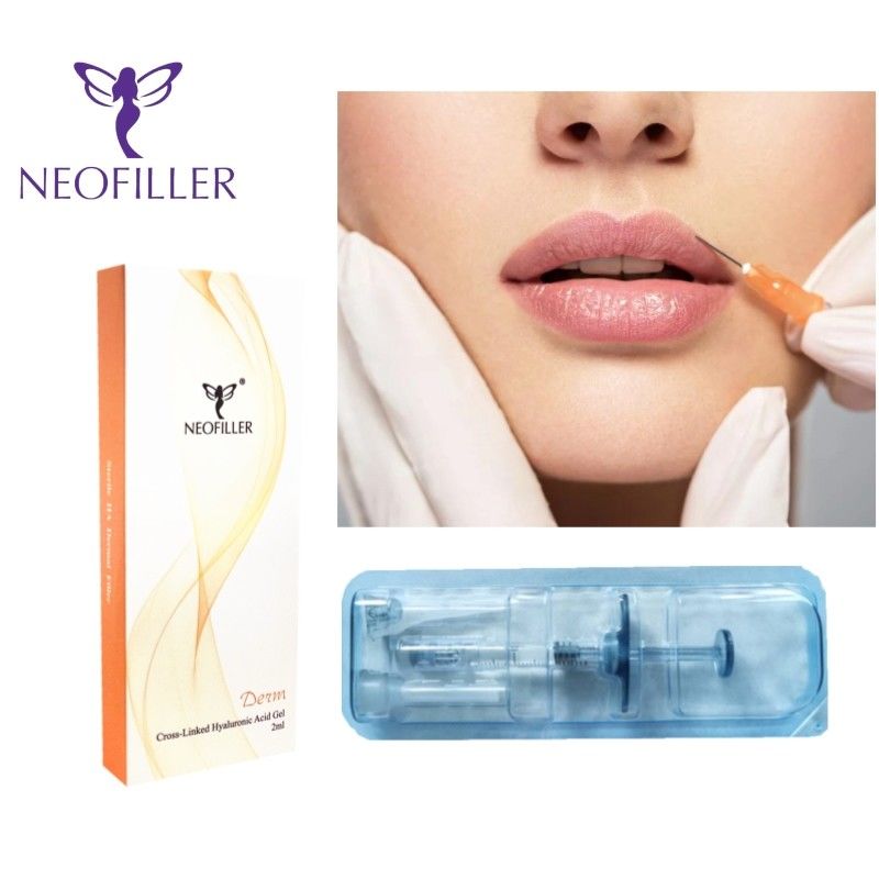 1 ml Asam Hyaluronic Dermal Filler Gel Injeksi 9-12 Bulan Peremajaan alami Peningkatan wajah