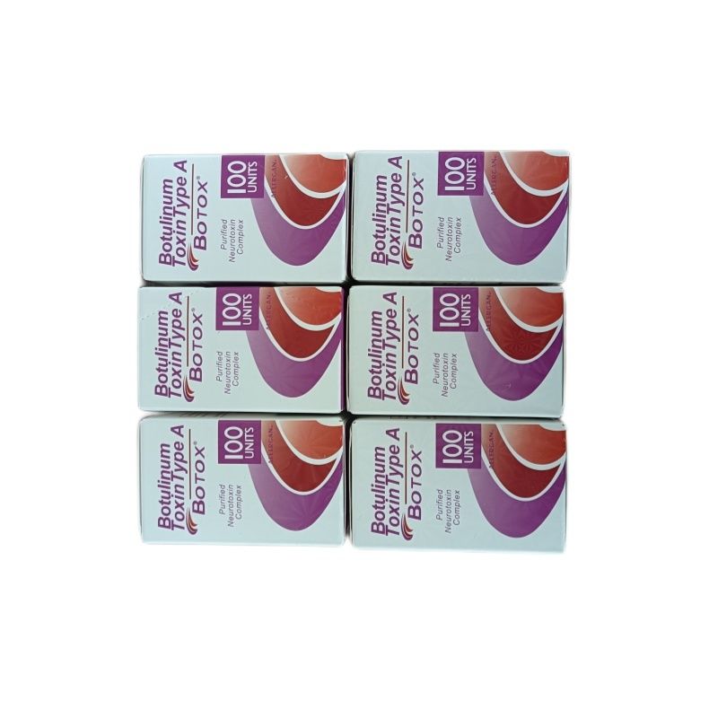 Allergan 100U/vial Botulinum Toxin Powder untuk Injeksi Anti-Wrinkle dengan penyimpanan 2-8°C dan pembuatan fermentasi