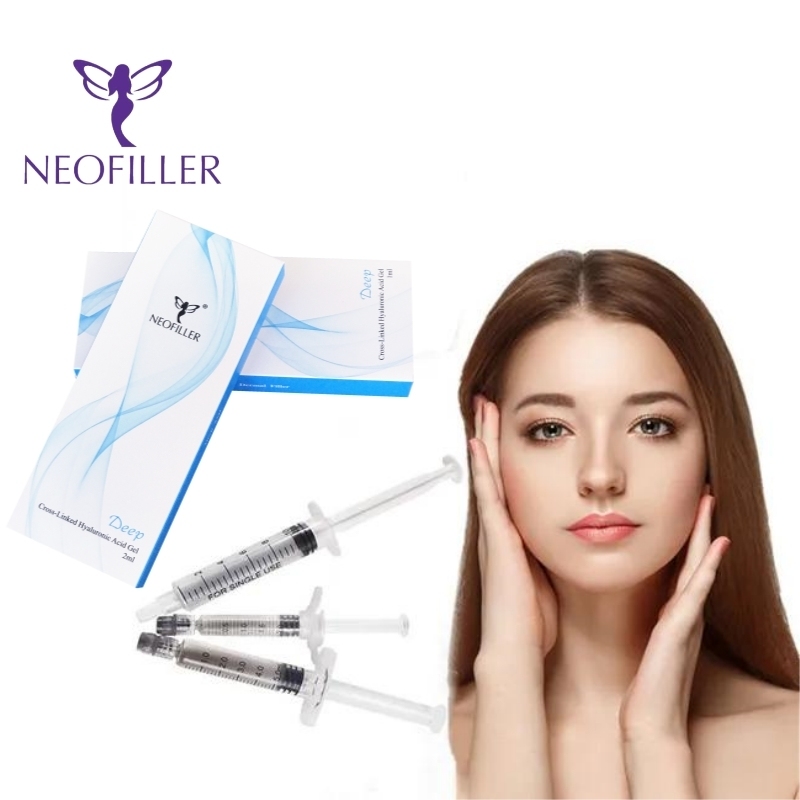 Neofiller Deep 24mg-ml Hyaluronic Acid Dermal Filler Injectable Gel 9-12 Bulan Umur Panjang Injeksi Hipodermal