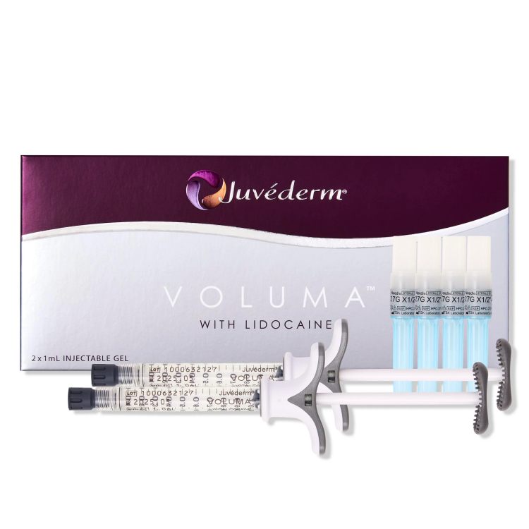 Anti-Aging Juvederm Dermal Filler 2×1ml Dikemas dengan Ultra3 Ultra4 Voluma Hyaluronic Acid Injectable Gel