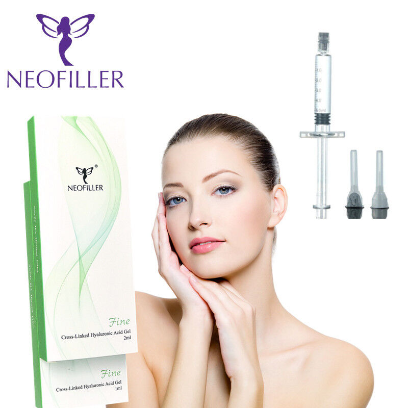 24mg-ml Asam Hyaluronic Dermal Filler Gel Suntik Pengurangan Kerutan Wajah 9-12 Bulan Umur Panjang Penyimpanan pada suhu kamar