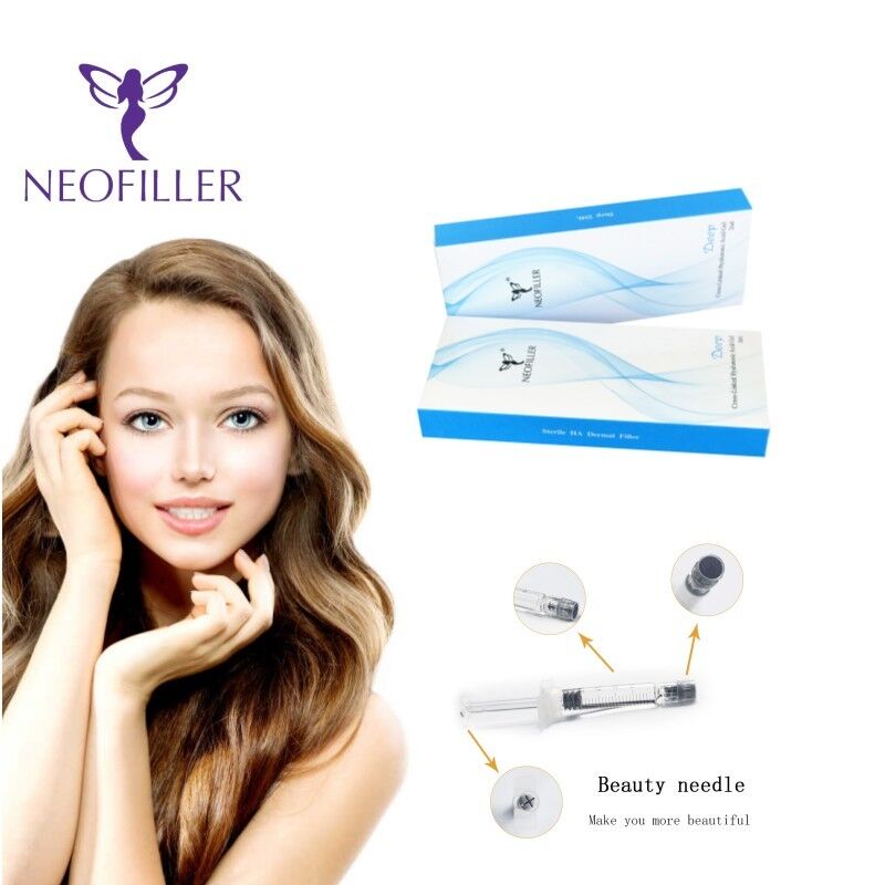 Neofiller 24mg-ml Asam Hyaluronic Dermal Filler Jarum Suntik Steril Gel Suntik Peningkatan Injeksi Wajah