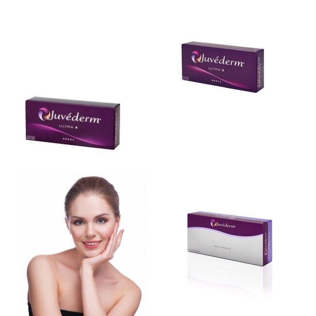 Juvederm Dermal Filler Hyaluronic Acid Injectable Gel Volume Restoration Formula