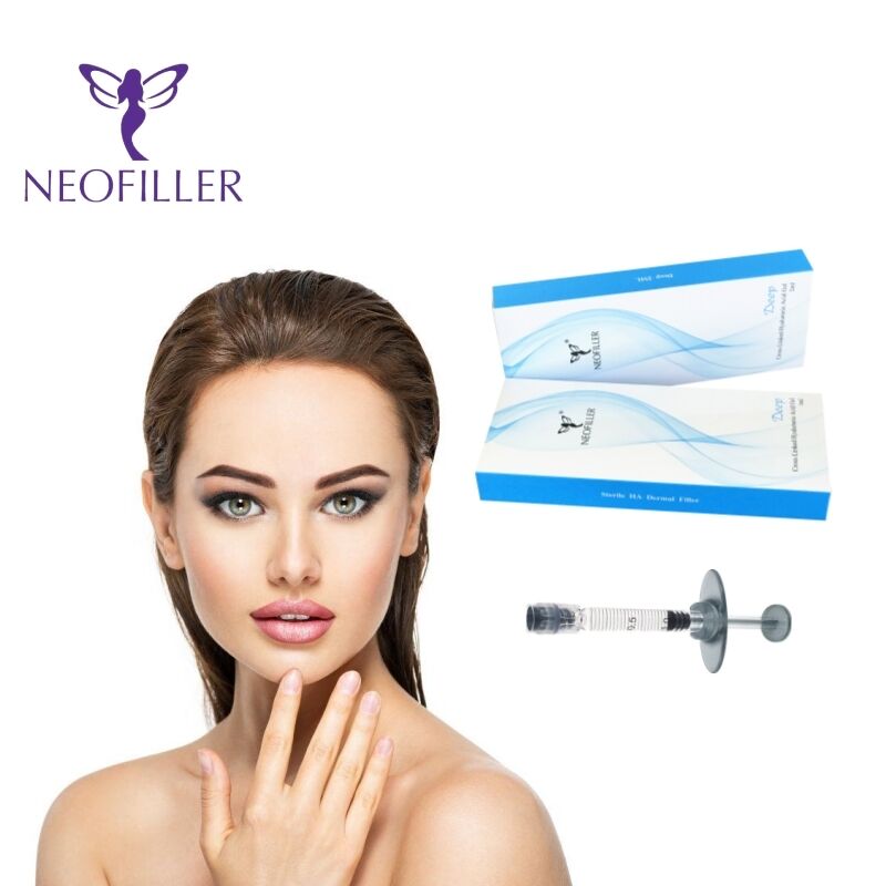 9-12 Bulan Umur Panjang Asam Hyaluronic Filler Kulit Wajah Injeksi Suhu Ruang Penyimpanan Gel Injeksi