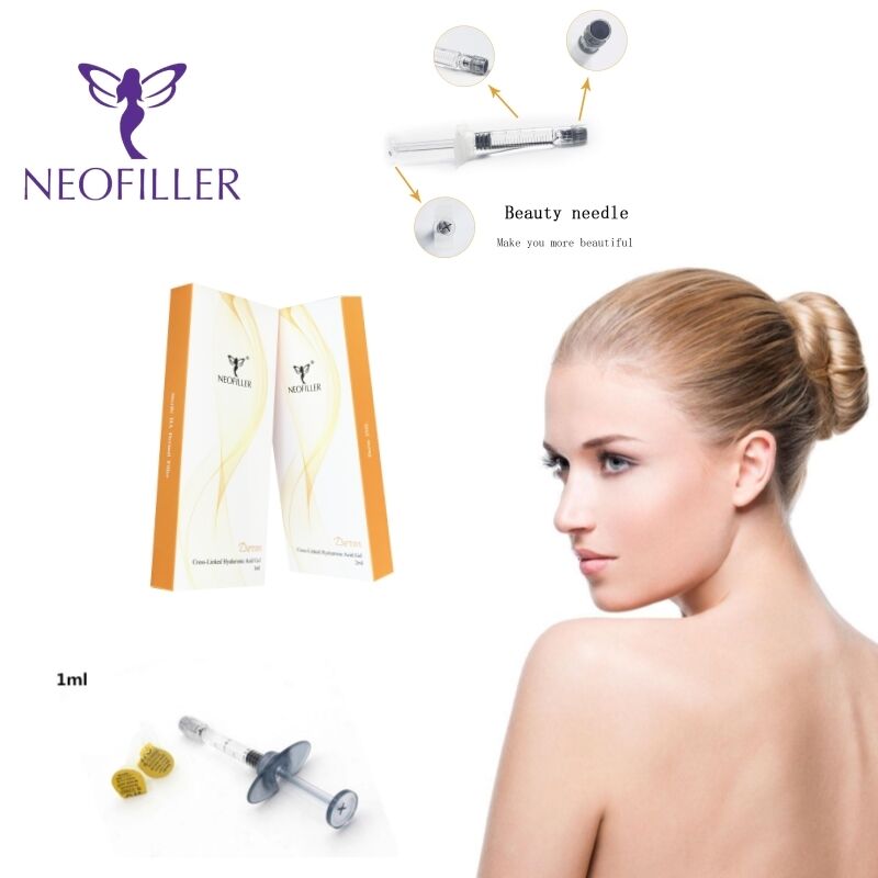 Injeksi Wajah 24mg-ml Asam Hyaluronic Dermal Filler Suntik Gel Formula Peningkatan Elastisitas Hidrasi Kulit
