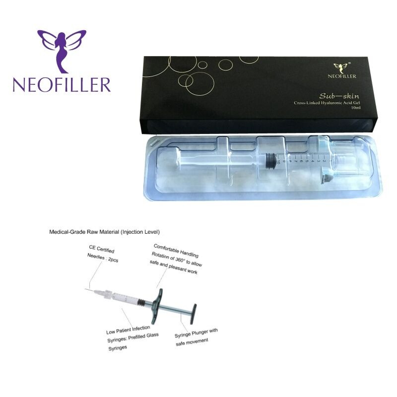 Hyaluronic Acid Dermal Filler Featuring 24mgml Hyaluronic Acid Concentration Optimized for Hypodermic Injection to Improve Skin Texture and Volume (Pengisi Kulit Dengan Asam Hyaluronic 24mgml) Dioptimalkan untuk Injeksi Hipodermik untuk Meningkatkan Tekstur dan Volume Kulit