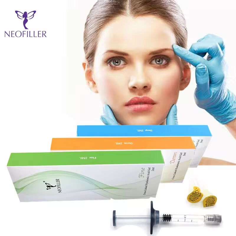 Asam Hyaluronic yang Terkait Saling Pengisi Kulit Peremajaan Wajah Gel Injeksi Regenerasi Kulit Alami Peningkatan